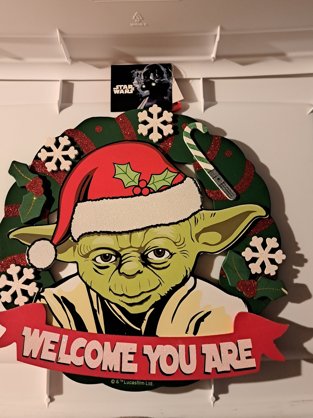 Star Wars Christmas "Welcome You Are" Sign